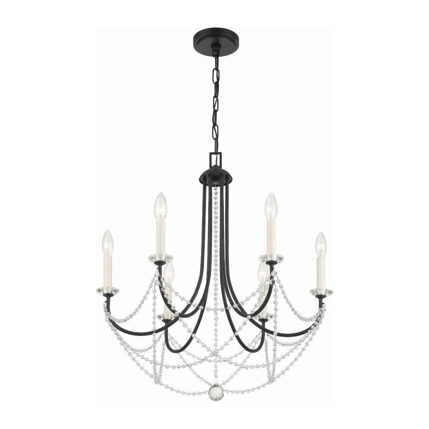 Crystorama - Delilah Chandelier - DEL-90806-MK - Canada Light Shop