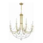 Crystorama - Delilah Chandelier - DEL-90808-AG - Canada Light Shop
