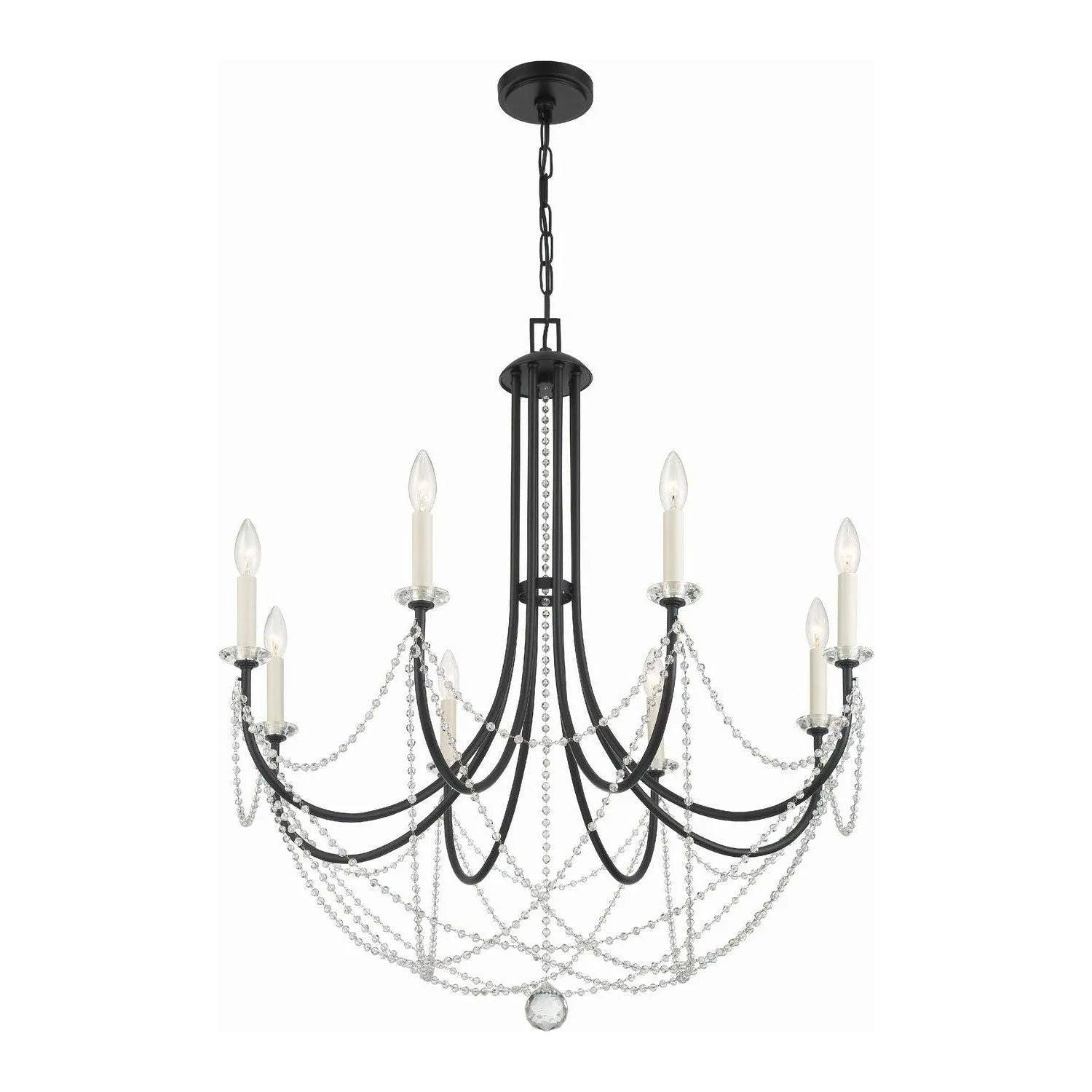 Crystorama - Delilah Chandelier - DEL-90808-MK - Canada Light Shop