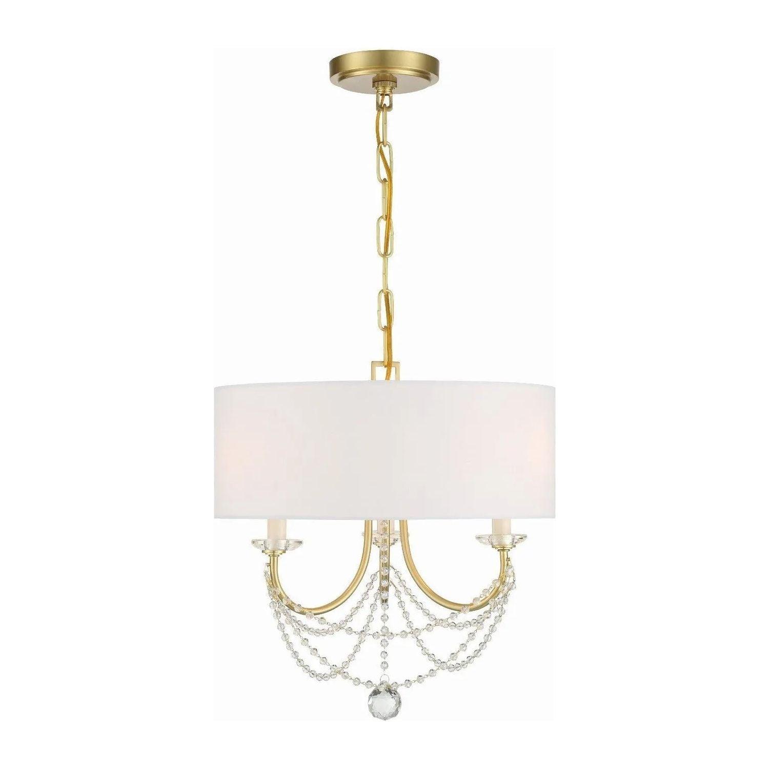 Crystorama - Delilah Mini Chandelier - DEL-90803-AG - Canada Light Shop