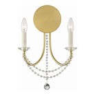 Crystorama - Delilah Wall Mount - DEL-90802-AG - Canada Light Shop