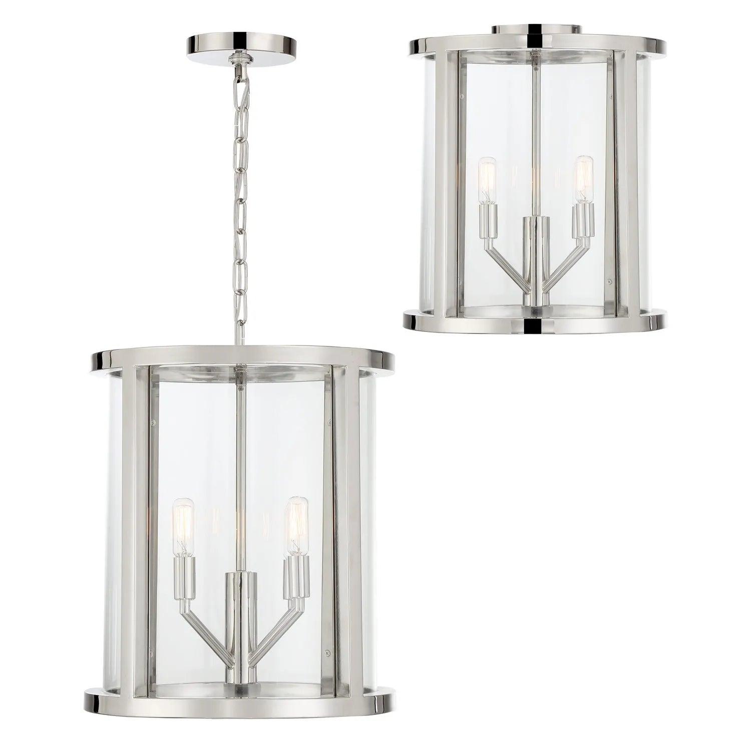 Crystorama - Devon Ceiling Mount - DEV-B8004-PN_CEILING - Canada Light Shop