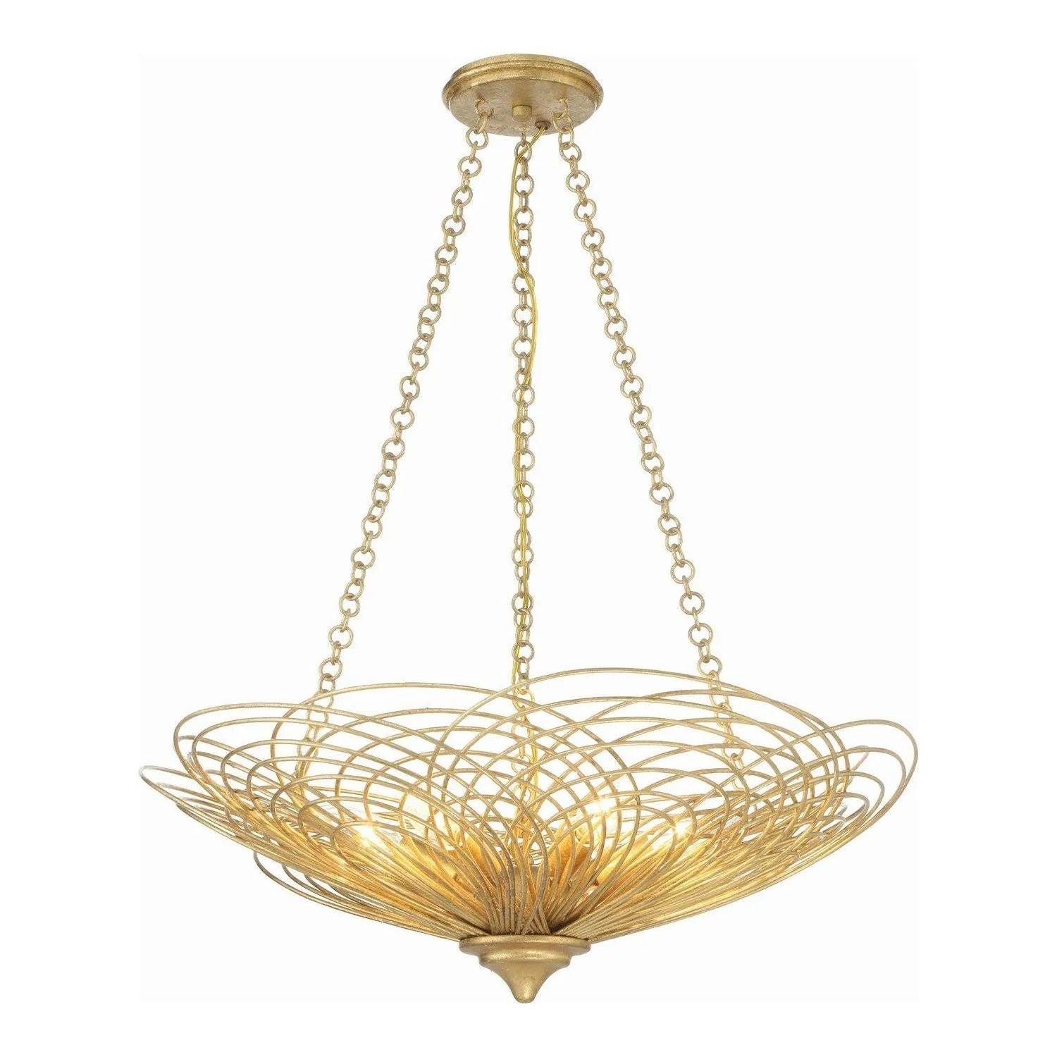 Crystorama - Doral Chandelier - DOR-B7706-RG - Canada Light Shop