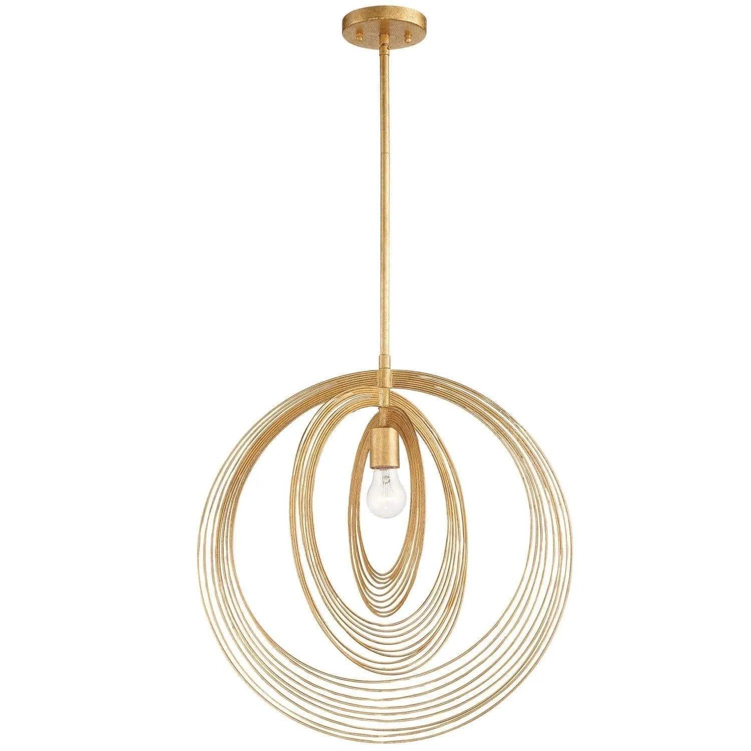 Crystorama - Doral Pendant - DOR-B7711-RG - Canada Light Shop