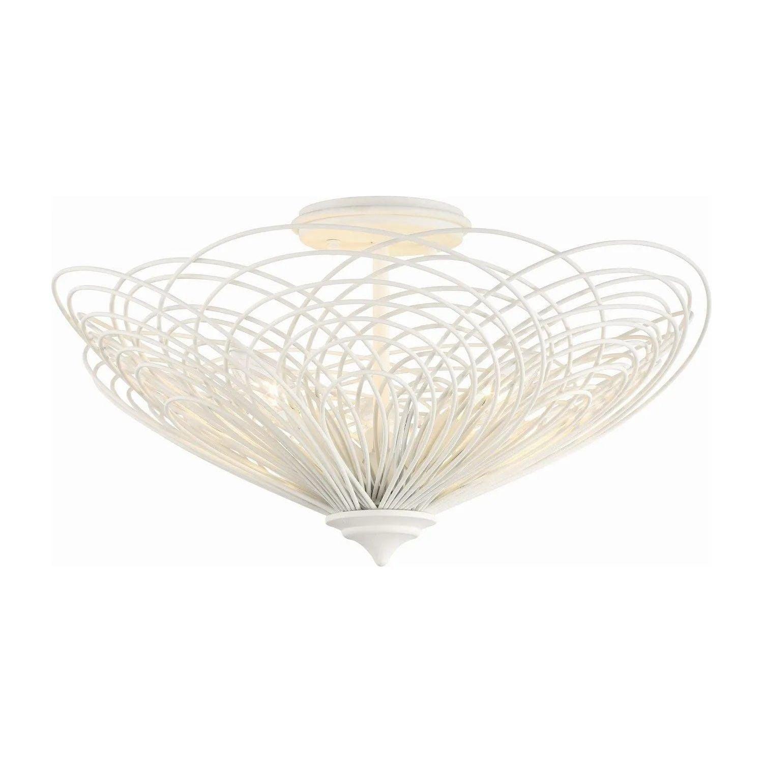 Crystorama - Doral Semi Flush Mount - DOR-B7703-MT - Canada Light Shop