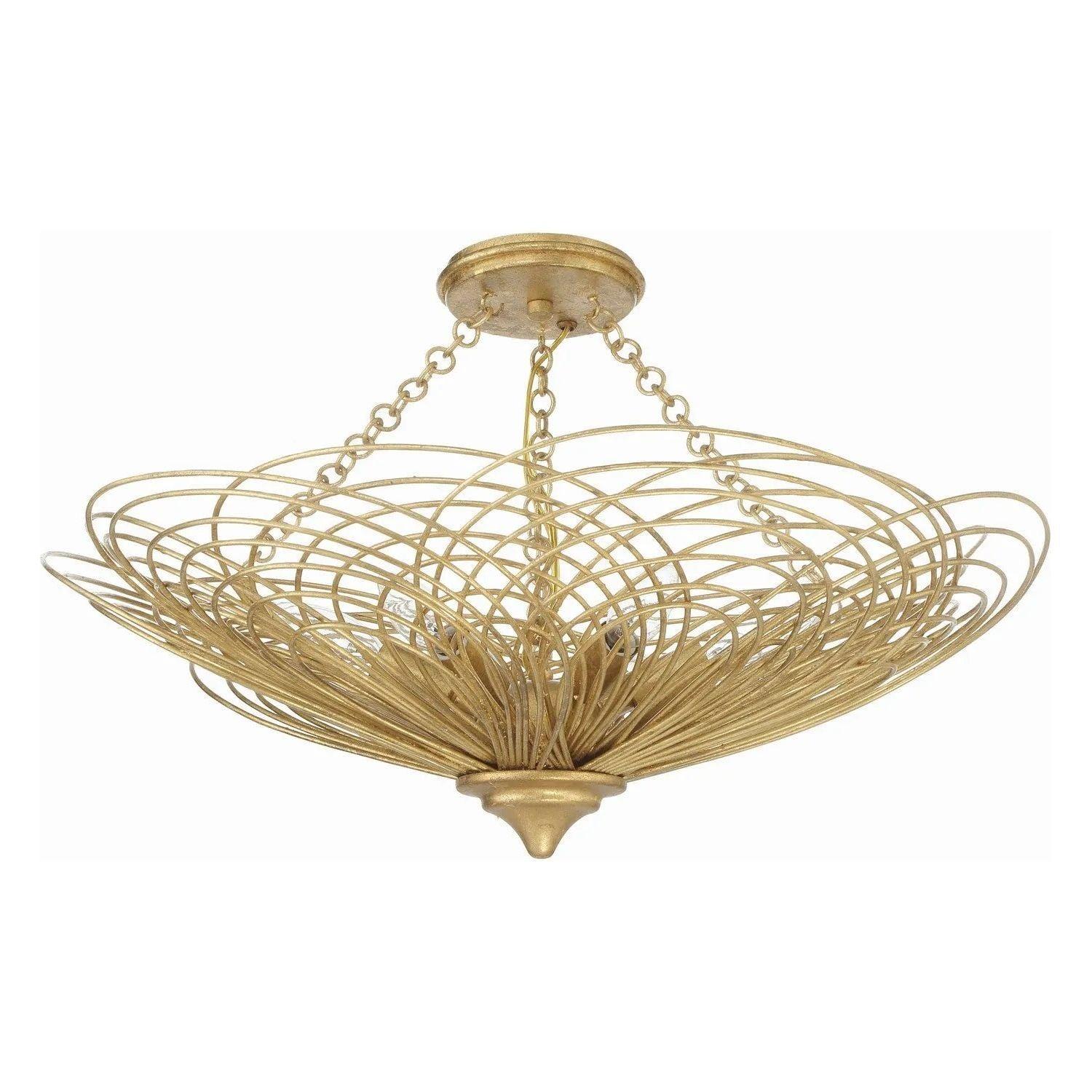 Crystorama - Doral Semi Flush Mount - DOR-B7706-RG_CEILING - Canada Light Shop