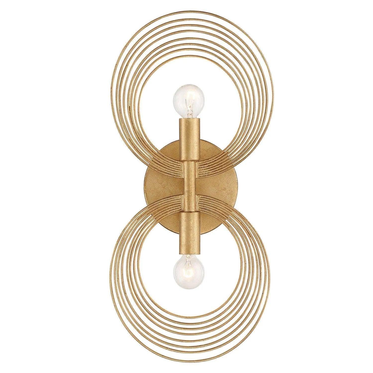 Crystorama - Doral Wall Mount - DOR-B7722-RG - Canada Light Shop