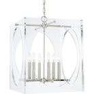 Crystorama - Drake Six Light Chandelier - 8876-PN - Canada Light Shop