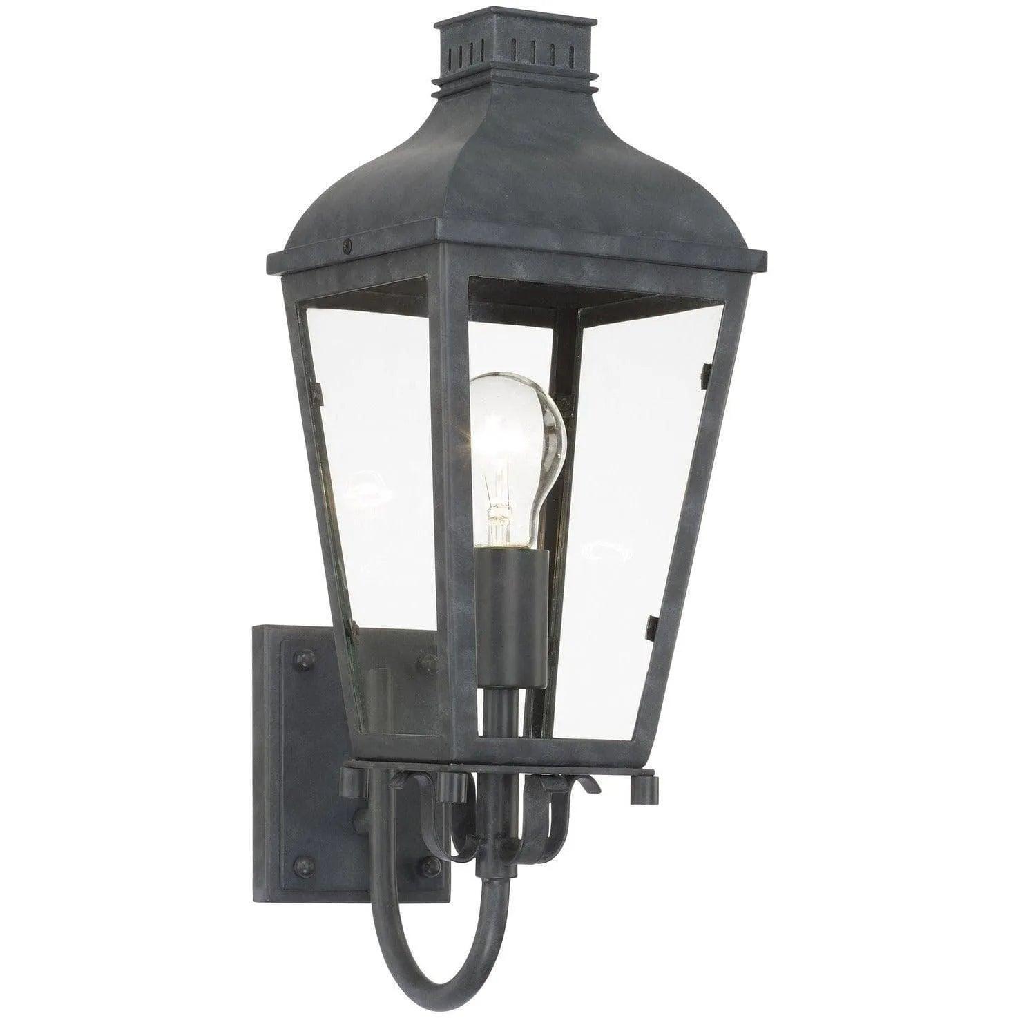 Crystorama - Dumont One Light Outdoor Wall Mount - DUM-9801-GE - Canada Light Shop