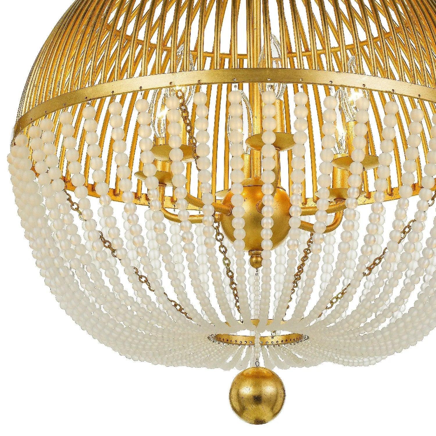 Crystorama - Duval Six Light Chandelier - DUV-626-GA - Canada Light Shop