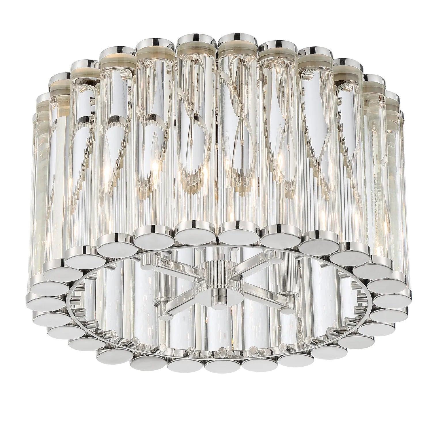 Crystorama - Elliot Ceiling Mount - ELL-B3004-PN_CEILING - Canada Light Shop