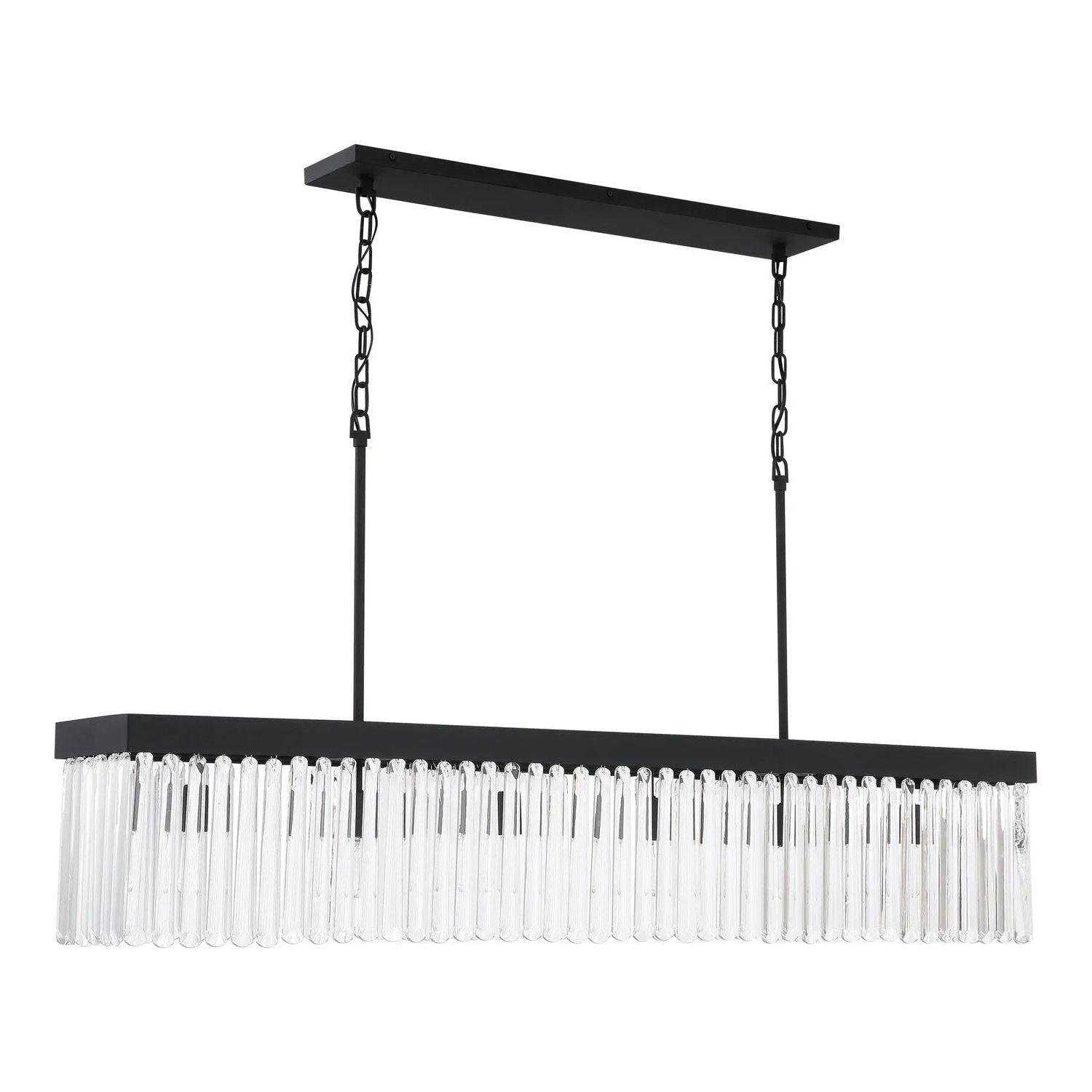 Crystorama - Emory Linear Chandelier - EMO-5407-BF - Canada Light Shop