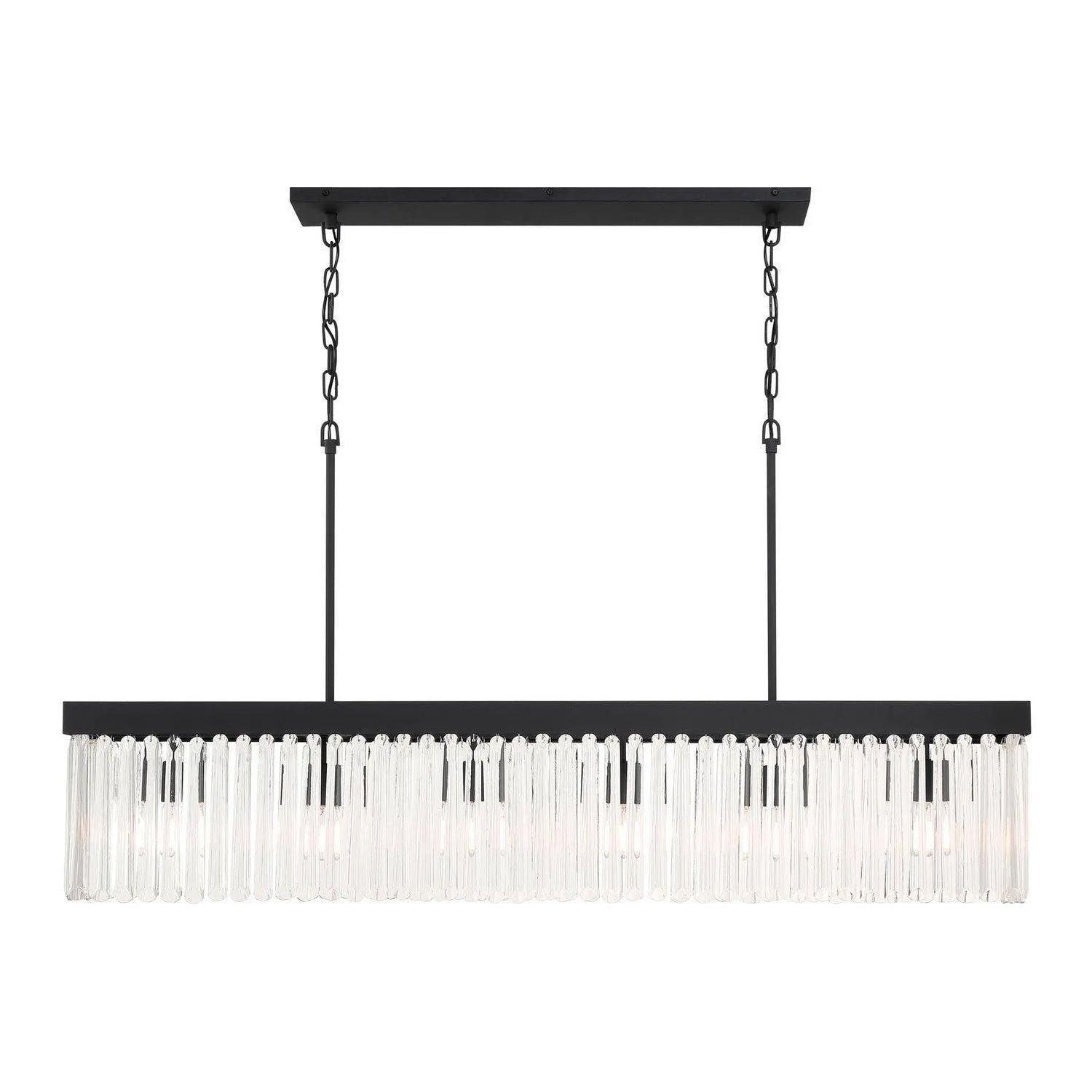 Crystorama - Emory Linear Chandelier - EMO-5407-BF - Canada Light Shop