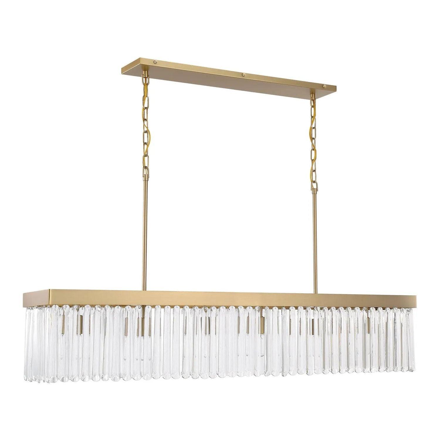 Crystorama - Emory Linear Chandelier - EMO-5407-BF - Canada Light Shop