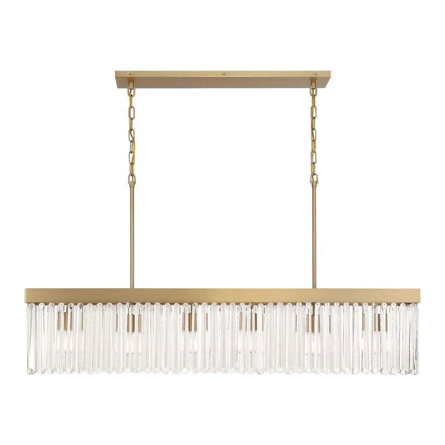 Crystorama - Emory Linear Chandelier - EMO-5407-MG - Canada Light Shop