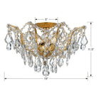 Crystorama - Filmore Ceiling Mount - 4457-GA-CL-MWP - Canada Light Shop