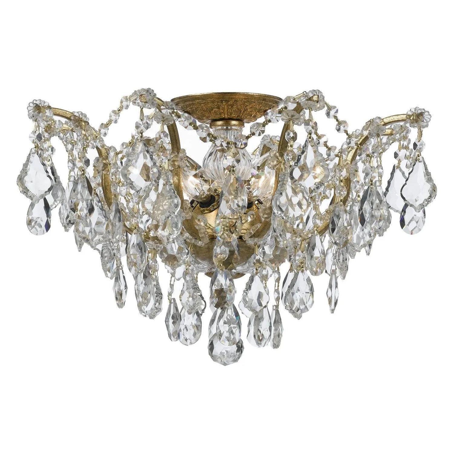 Crystorama - Filmore Ceiling Mount - 4457-GA-CL-SAQ - Canada Light Shop