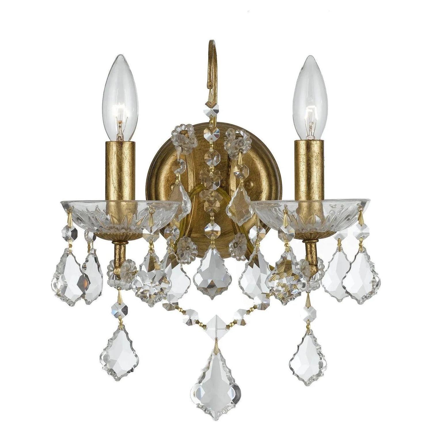 Crystorama - Filmore Wall Mount - 4452-GA-CL-S - Canada Light Shop