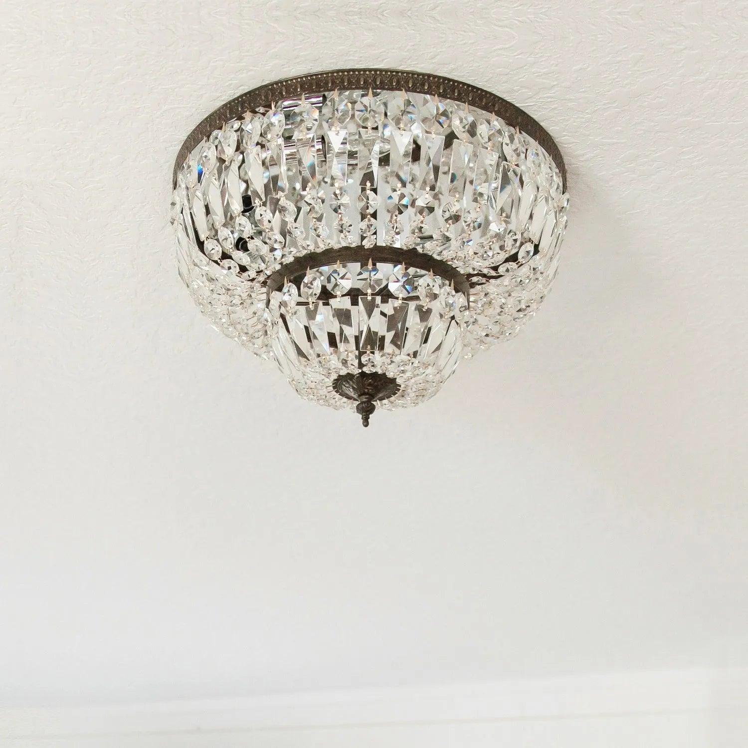 Crystorama - Four Light Ceiling Mount - 718-CH-CL-MWP - Canada Light Shop