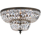Crystorama - Four Light Ceiling Mount - 718-EB-CL-S - Canada Light Shop