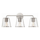 Crystorama - Fulton Bath Vanity - FUL-913-PN-CL - Canada Light Shop