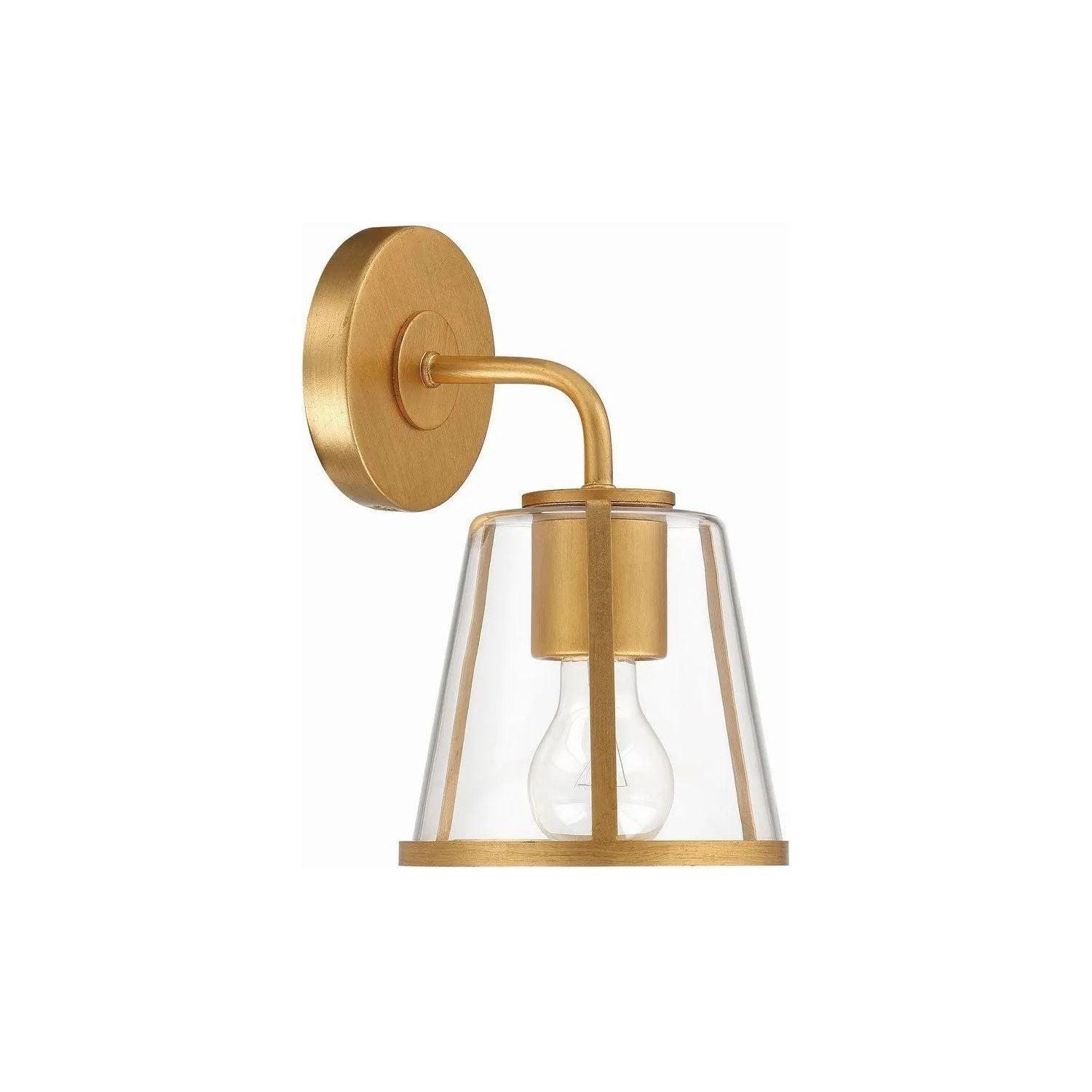 Crystorama - Fulton Bath Wall Sconce - FUL-911-GA-CL - Canada Light Shop