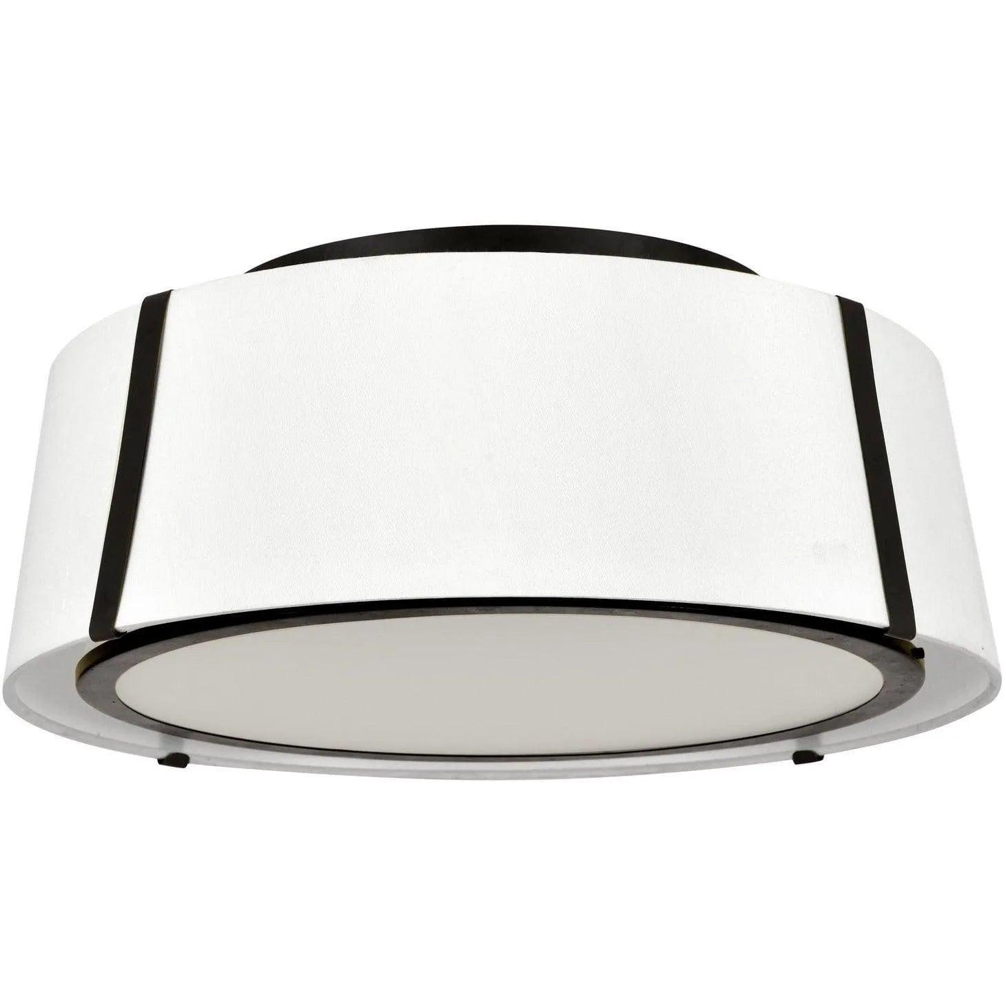 Crystorama - Fulton Three Light Ceiling Mount - FUL-905-BK - Canada Light Shop