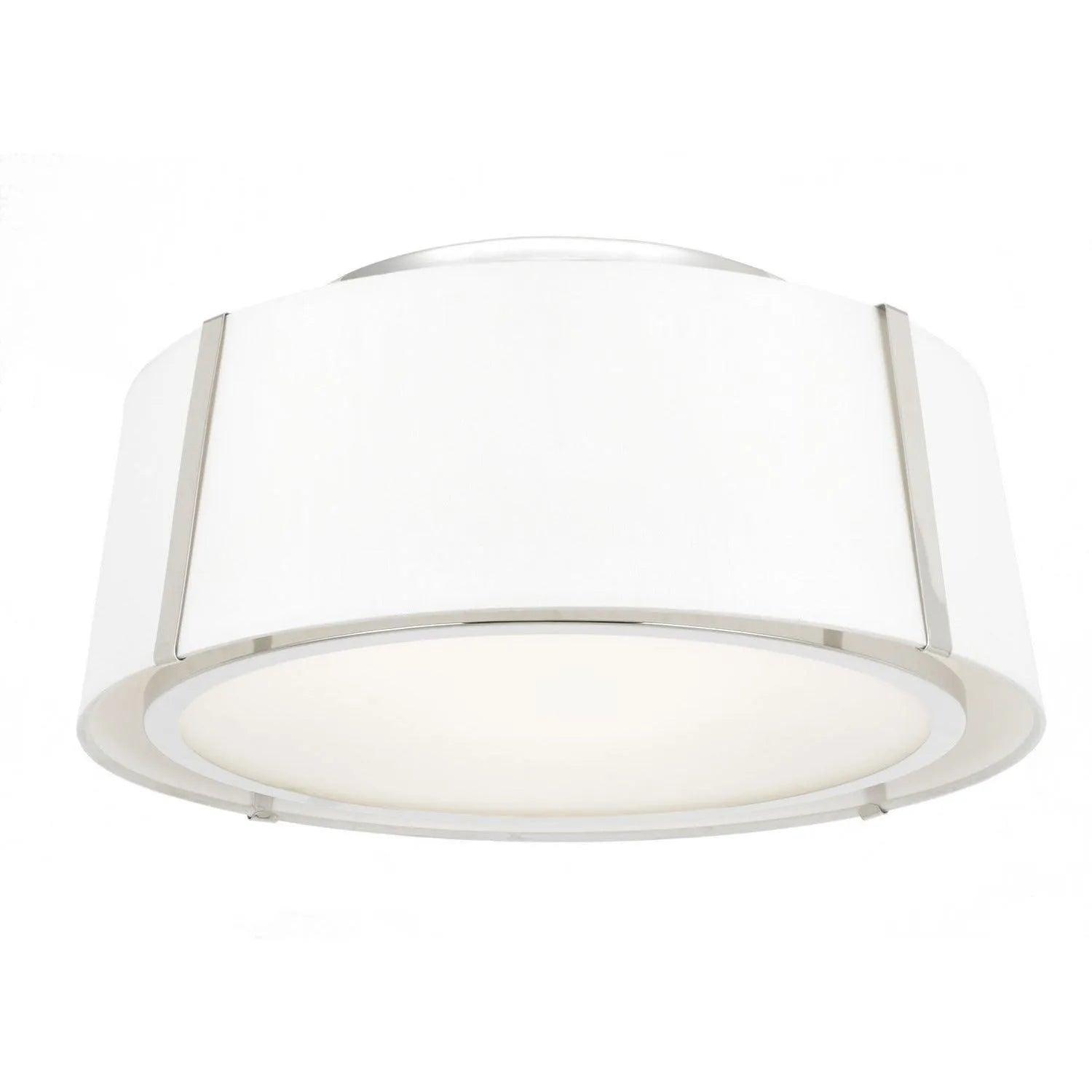 Crystorama - Fulton Three Light Ceiling Mount - FUL-905-PN - Canada Light Shop