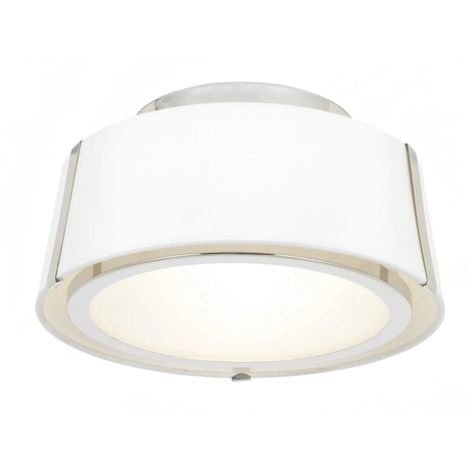 Crystorama - Fulton Two Light Ceiling Mount - FUL-903-PN - Canada Light Shop
