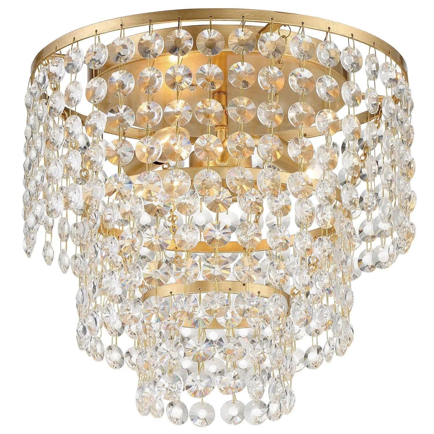 Crystorama - Gabrielle Ceiling Mount - GAB-B7303-GA - Canada Light Shop