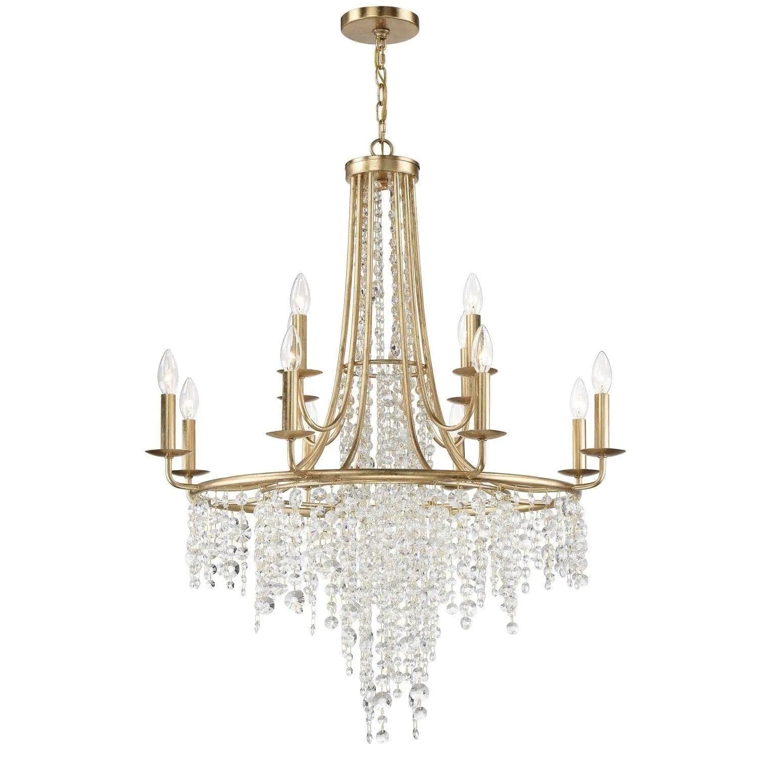 Crystorama - Gabrielle Chandelier - GAB-B7312-GA - Canada Light Shop