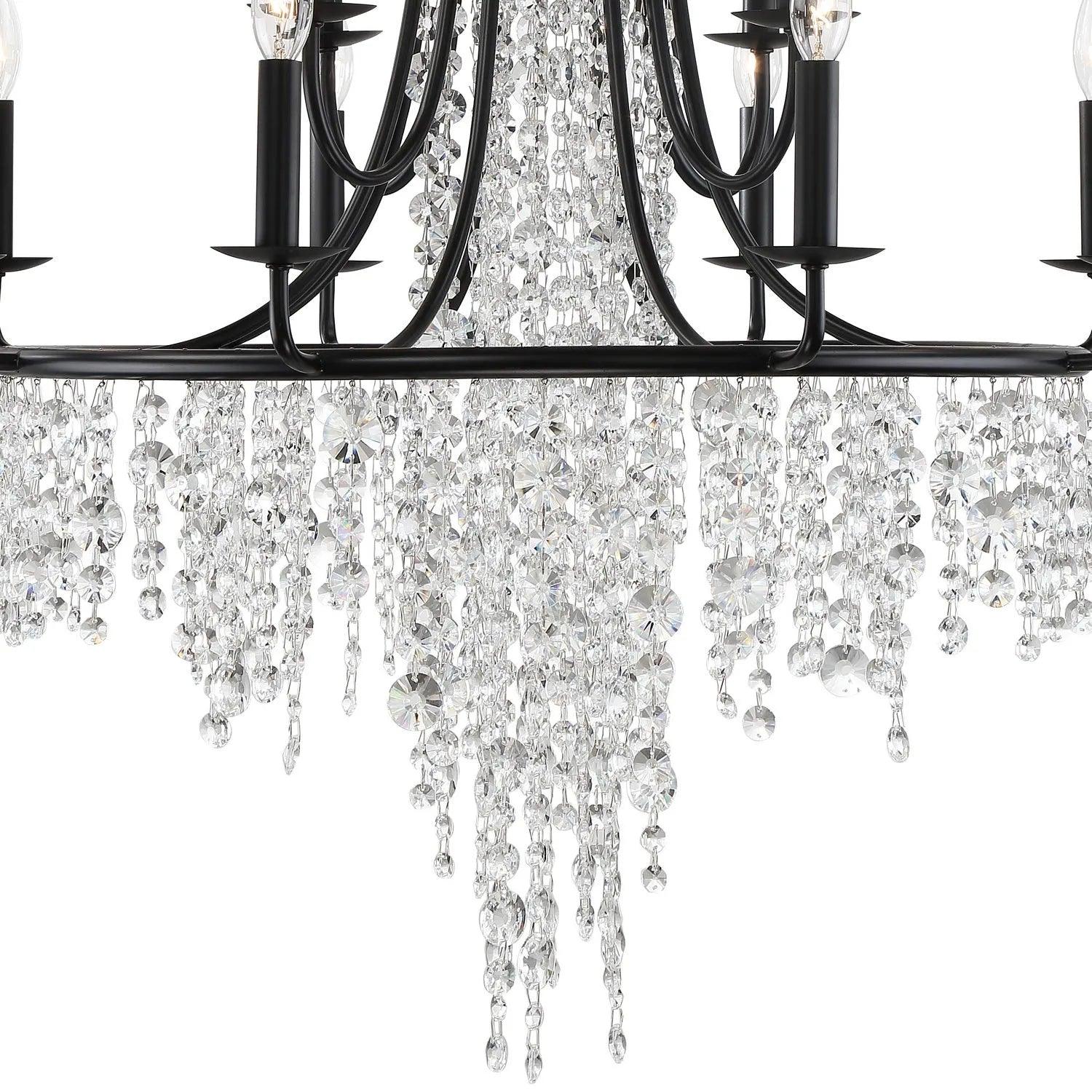 Crystorama - Gabrielle Chandelier - GAB-B7312-GA - Canada Light Shop