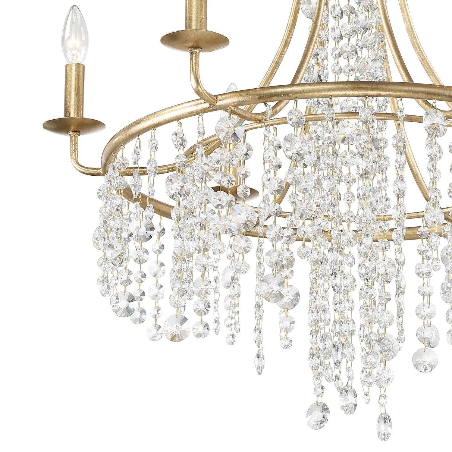 Crystorama - Gabrielle Chandelier - GAB-B7312-GA - Canada Light Shop