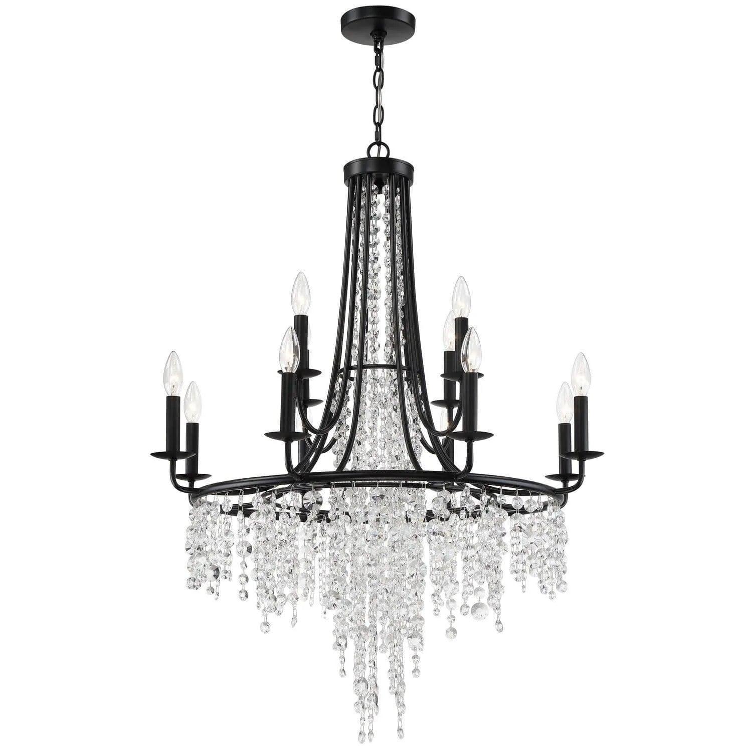 Crystorama - Gabrielle Chandelier - GAB-B7312-MK - Canada Light Shop
