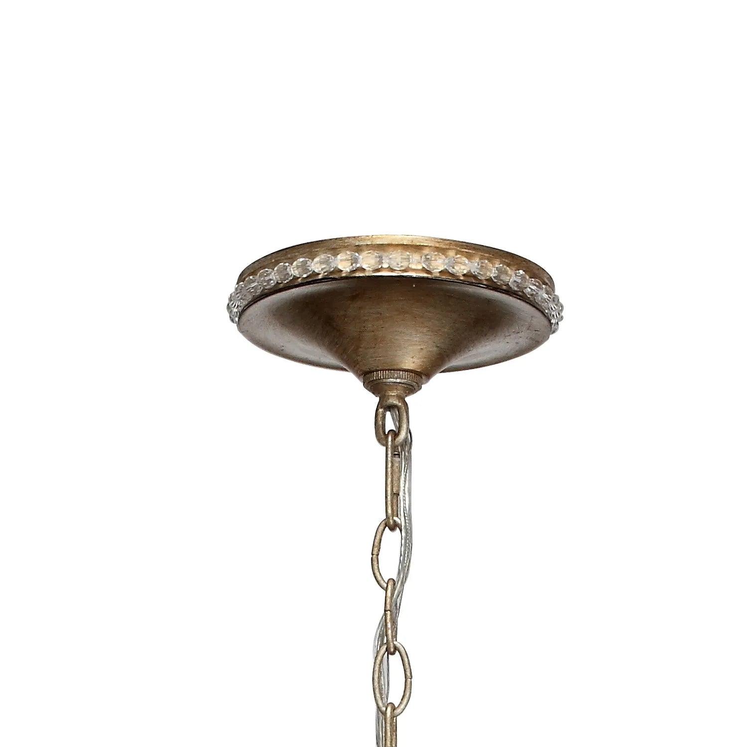 Crystorama - Garland Eight Light Chandelier - 6768-DT - Canada Light Shop