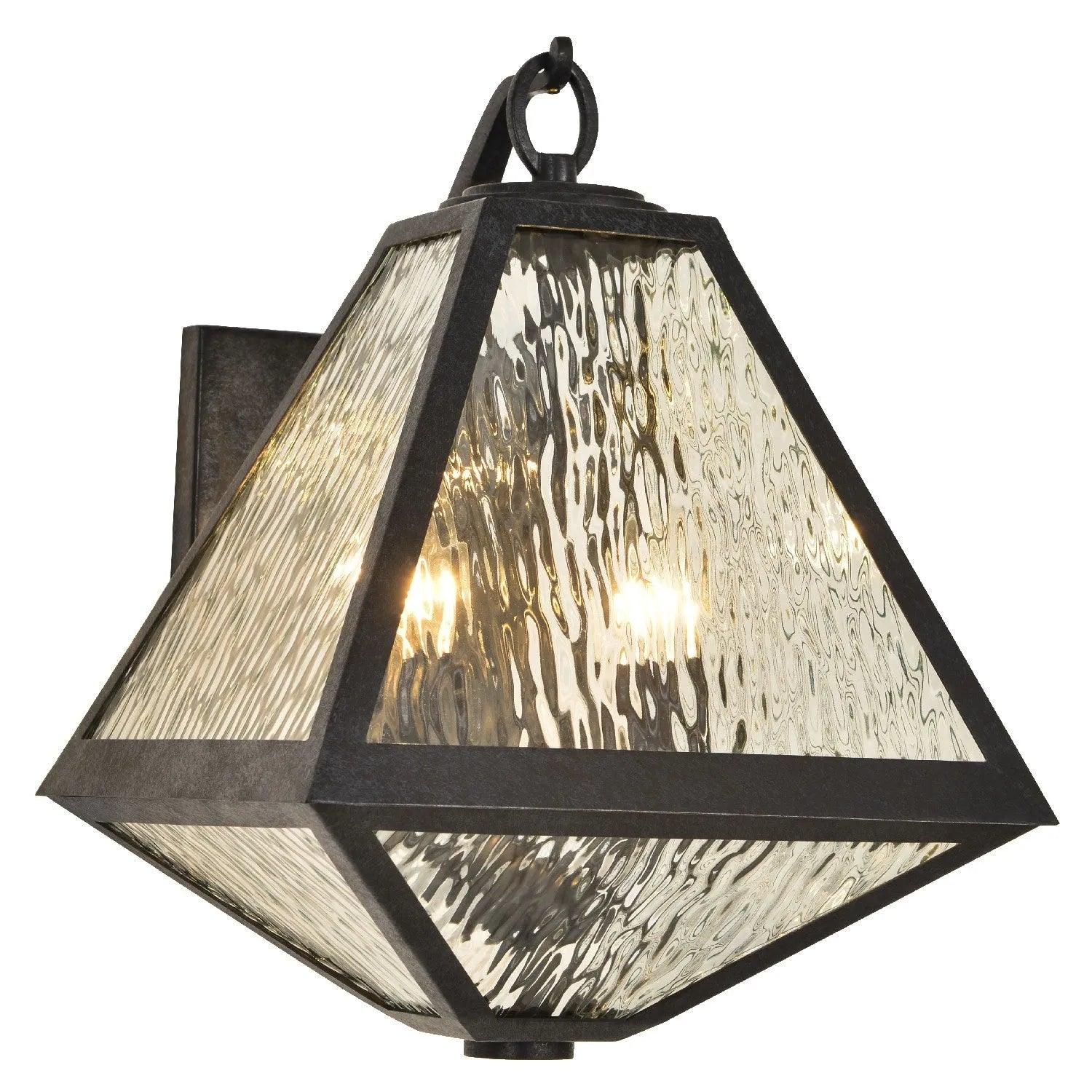 Crystorama - Glacier Two Light Outdoor Wall Mount - GLA-9722-OP-BC - Canada Light Shop