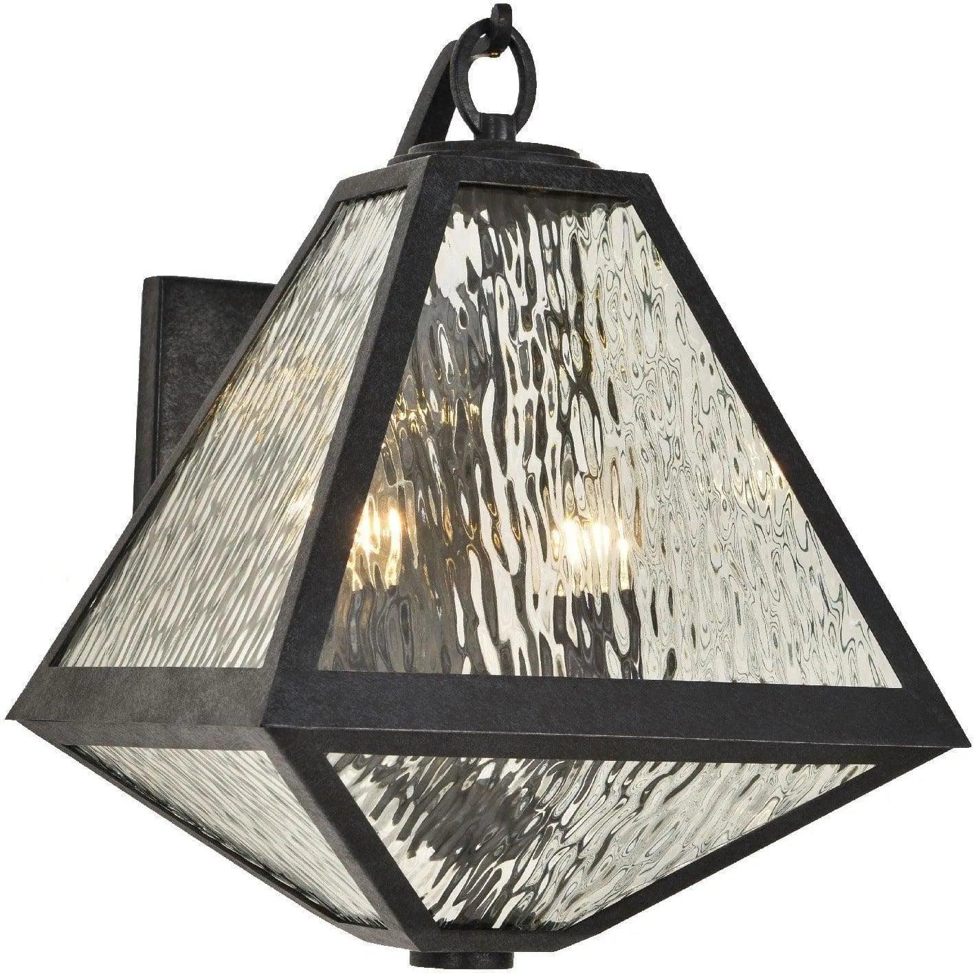 Crystorama - Glacier Two Light Outdoor Wall Mount - GLA-9722-WT-BC - Canada Light Shop