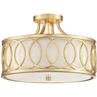 Crystorama - Graham Three Light Ceiling Mount - 285-GA - Canada Light Shop