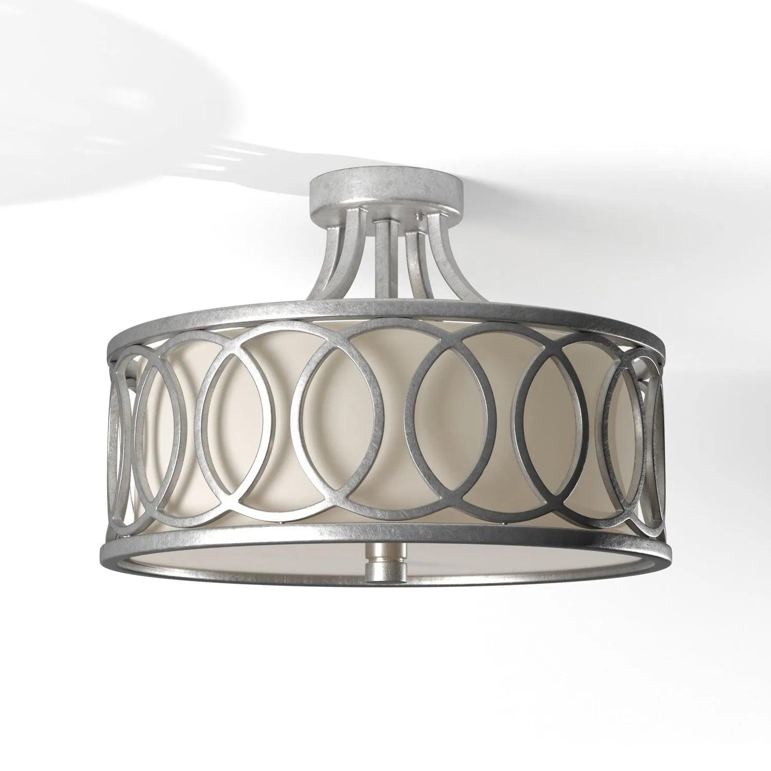 Crystorama - Graham Three Light Ceiling Mount - 285-GA - Canada Light Shop