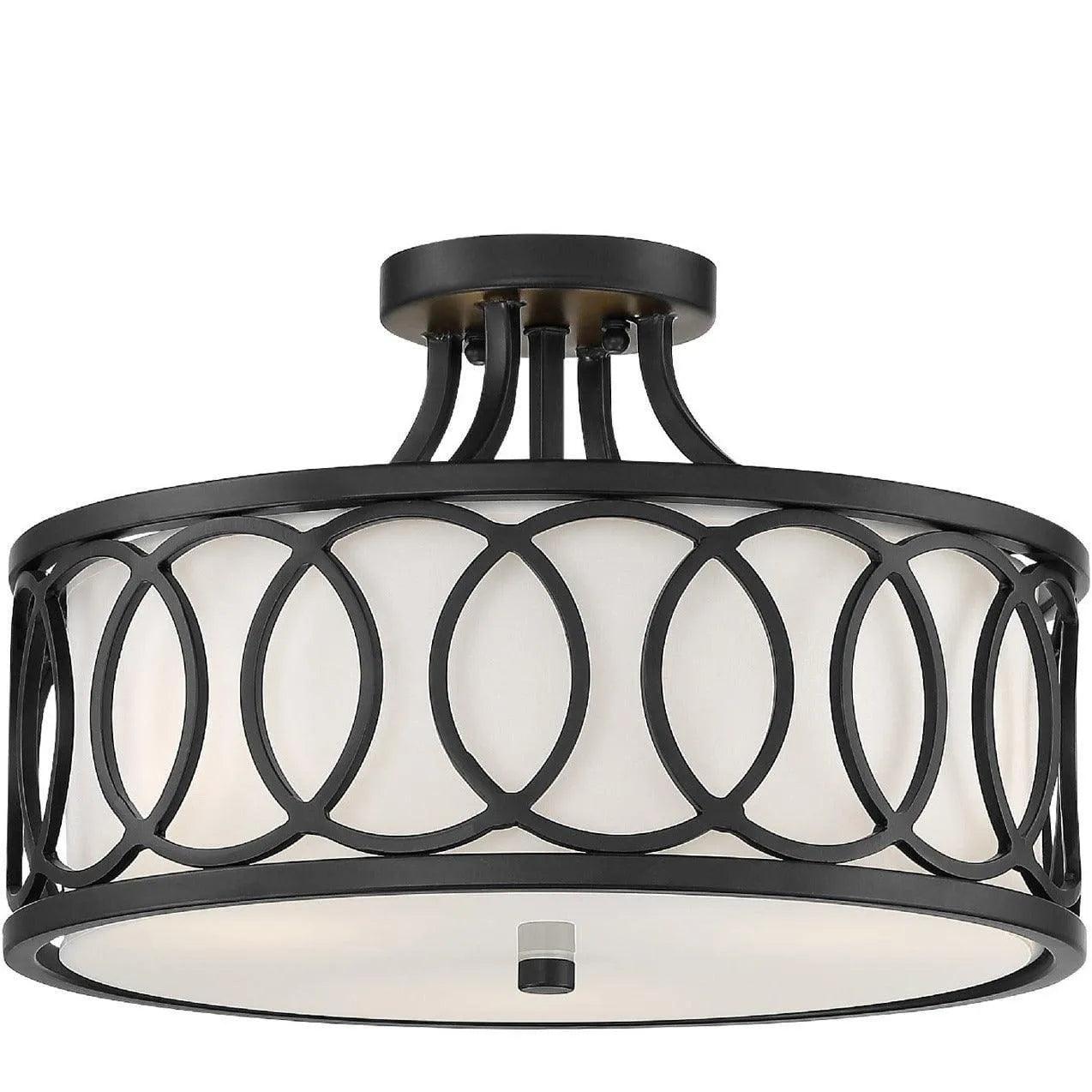 Crystorama - Graham Three Light Ceiling Mount - 285-MK - Canada Light Shop