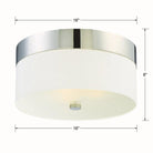 Crystorama - Grayson Three Light Ceiling Mount - 293-DB - Canada Light Shop