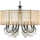 Crystorama - Hampton Eight Light Chandelier - 5628-EB - Canada Light Shop