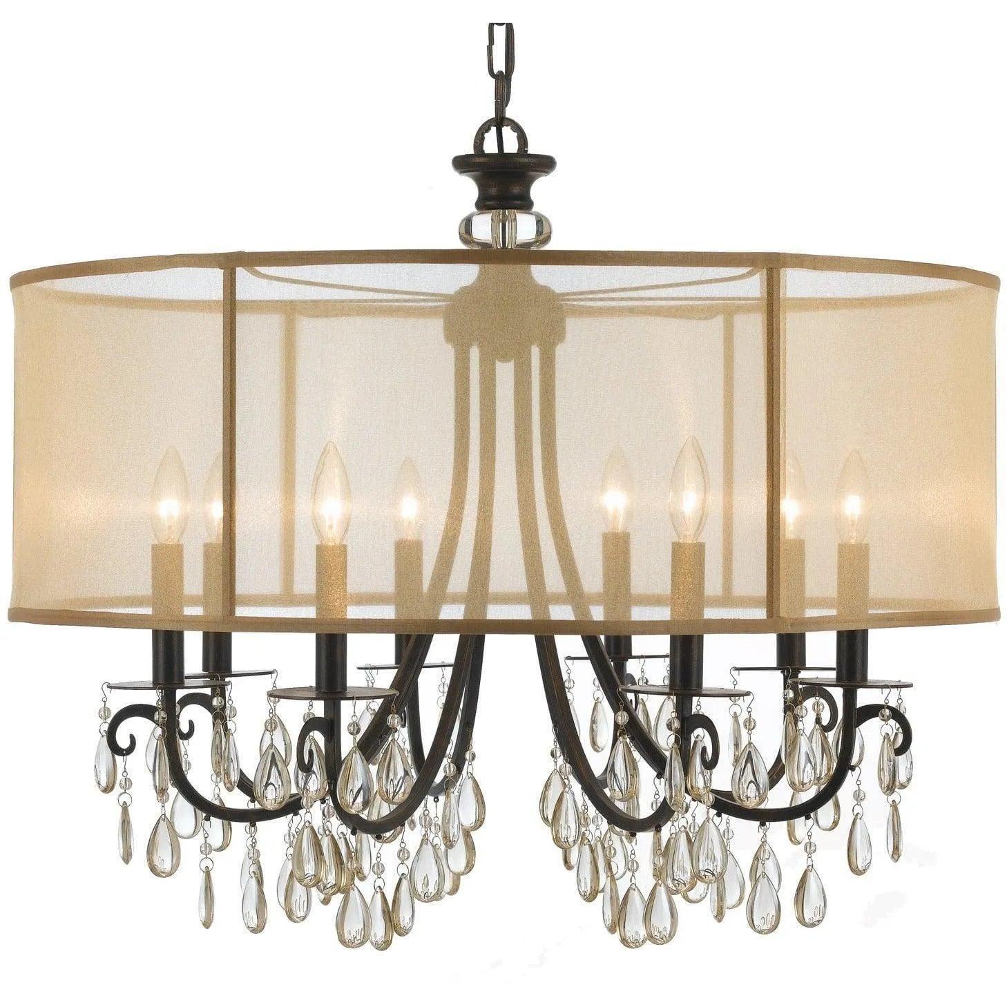 Crystorama - Hampton Eight Light Chandelier - 5628-EB - Canada Light Shop