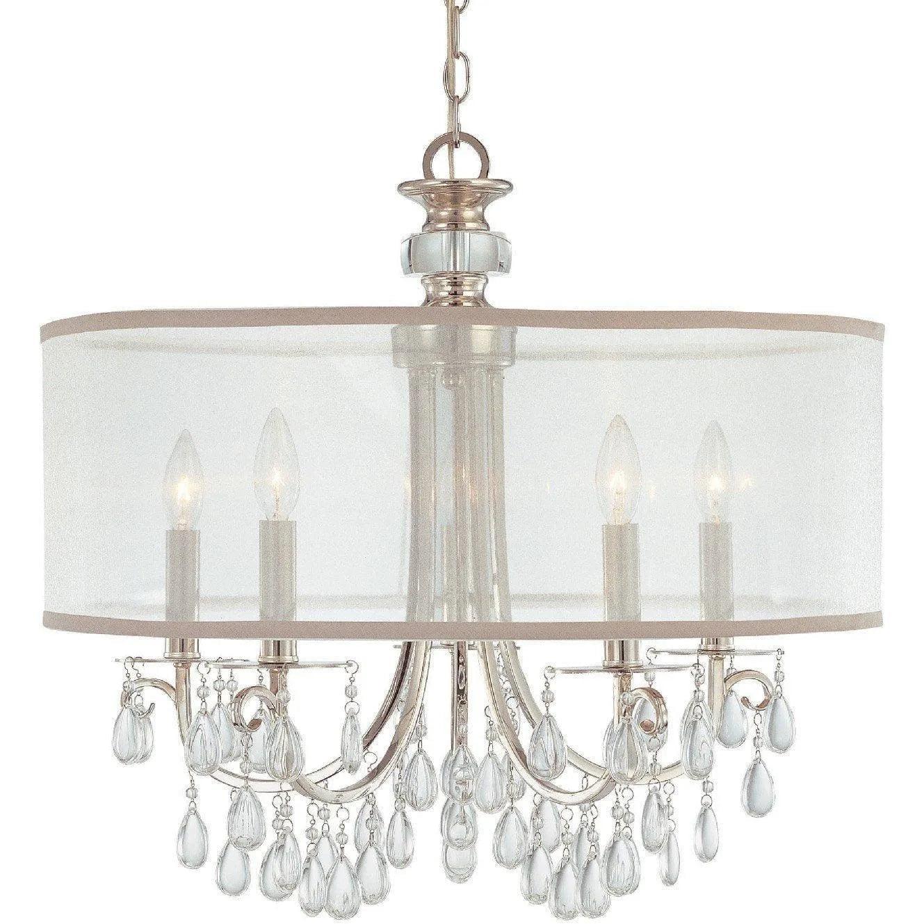 Crystorama - Hampton Five Light Chandelier - 5625-CH - Canada Light Shop