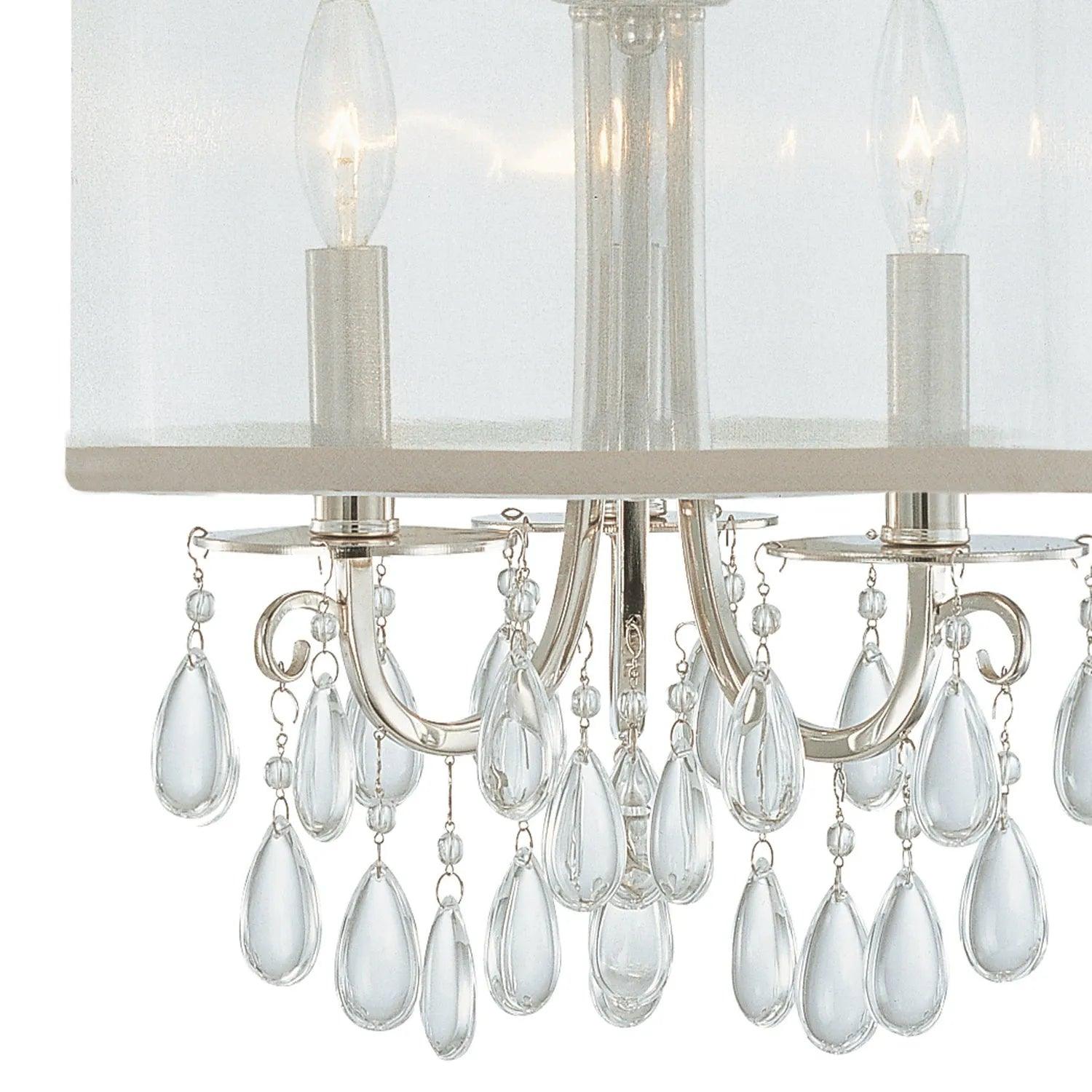 Crystorama - Hampton Three Light Ceiling Mount - 5623-AB_CEILING - Canada Light Shop