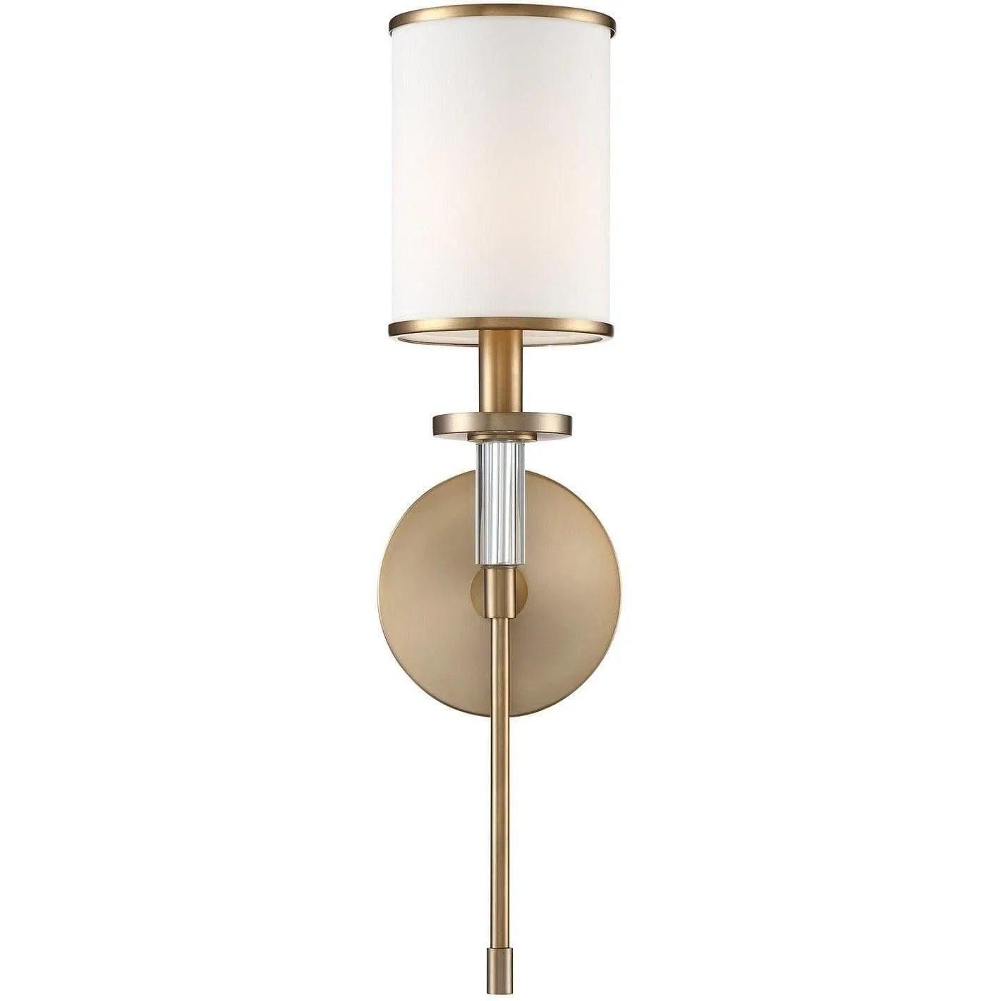 Crystorama - Hatfield One Light Wall Mount - HAT-471-VG - Canada Light Shop