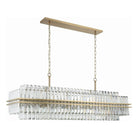 Crystorama - Hayes Linear Chandelier - HAY-1417-AG - Canada Light Shop