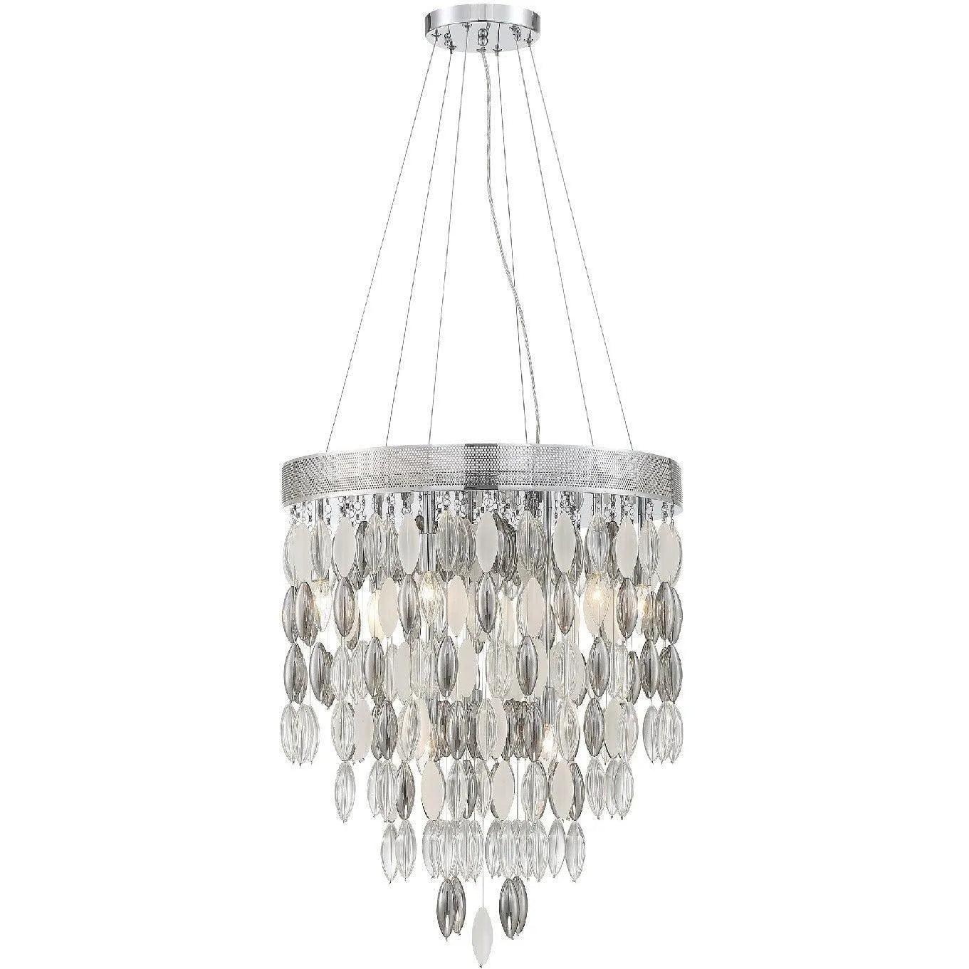 Crystorama - Hudson Nine Light Chandelier - HUD-A2219-CH - Canada Light Shop
