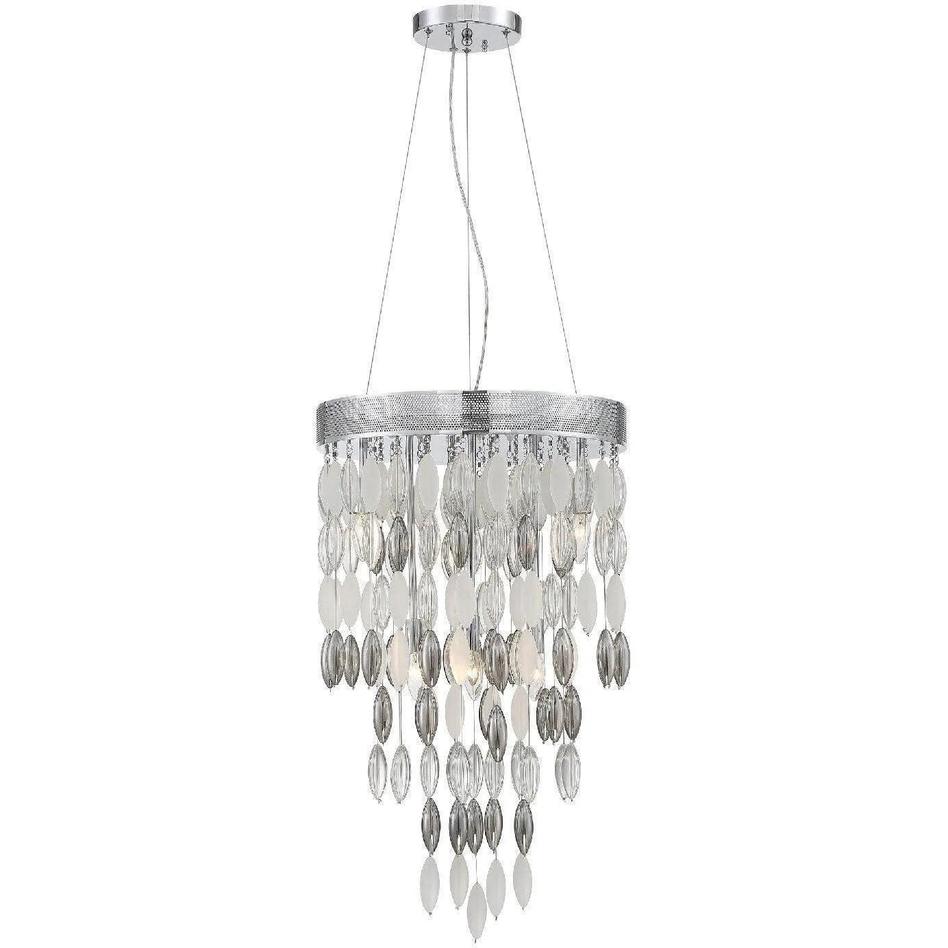 Crystorama - Hudson Six Light Chandelier - HUD-A2216-CH - Canada Light Shop