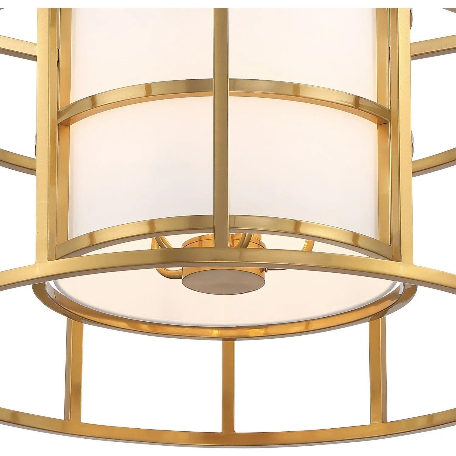 Crystorama - Hulton Five Light Chandelier - 9595-LG - Canada Light Shop